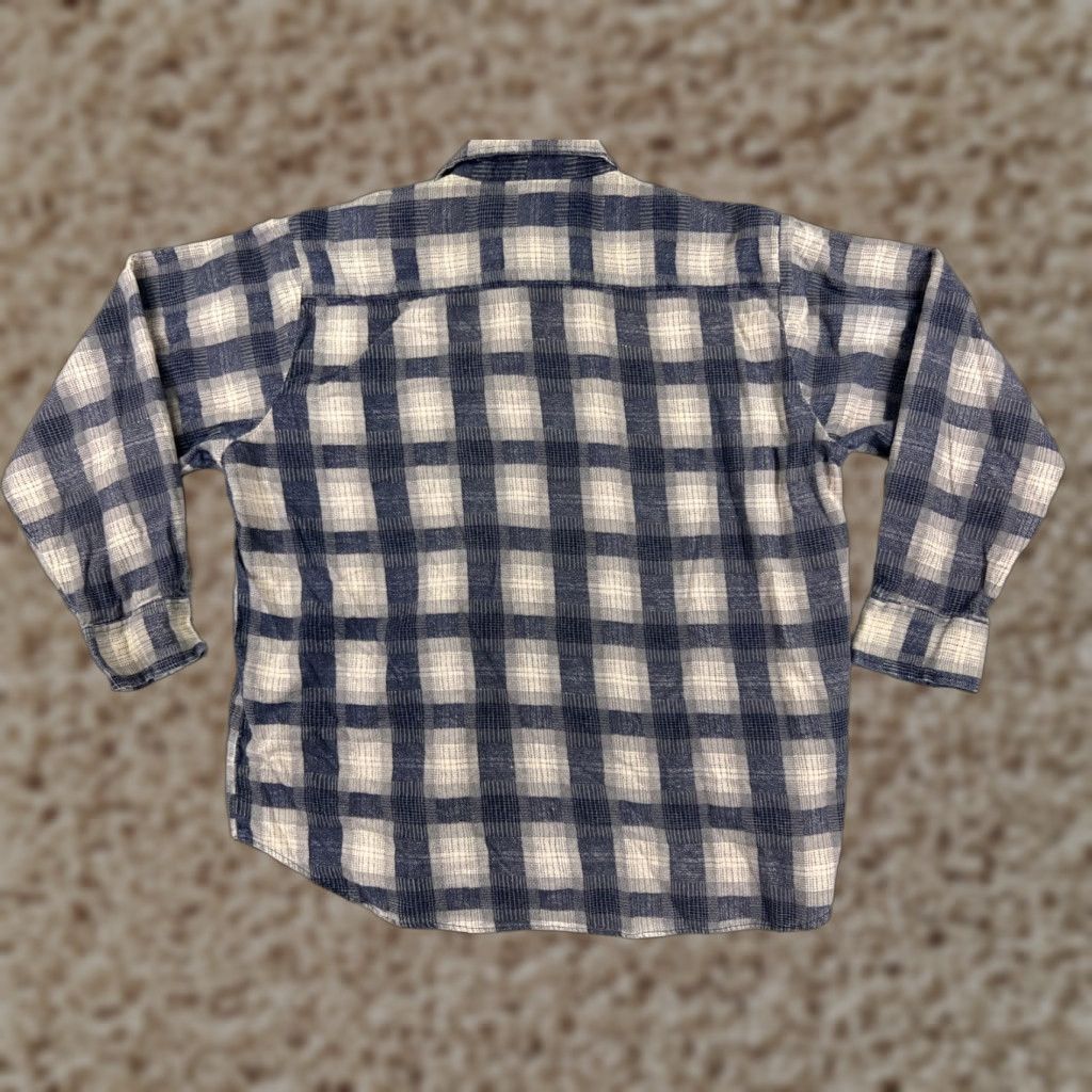 Lumberjack Lumber Jack Shirt Mens 2XL Gray Plaid Flannel 100% Cotton Pockets Button-Up Casual Western Size US XXL / EU 58 / 5 - 1 Thumbnail