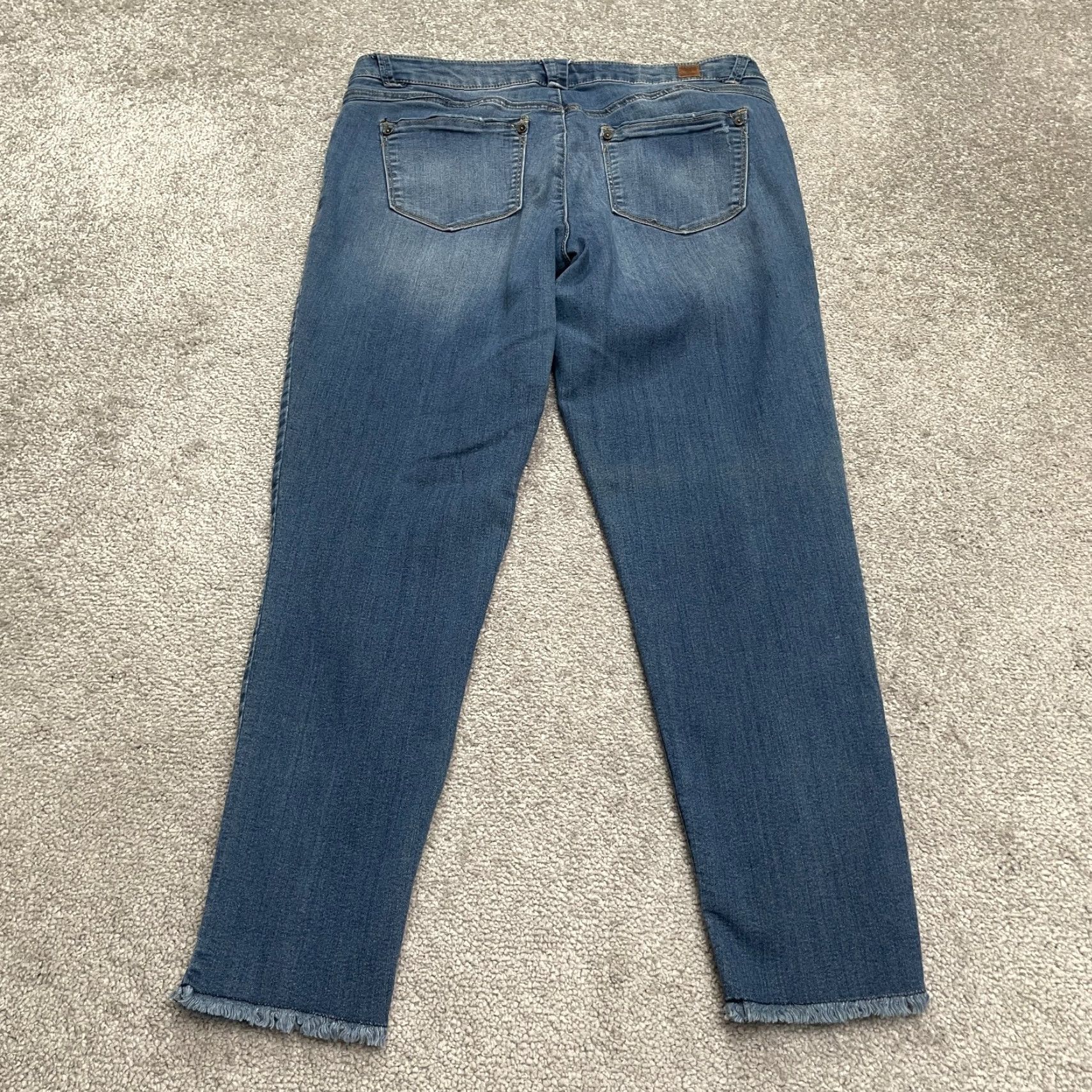 Vintage VINTAGE Democracy Womens Ankle Skimmer Jeans 12 Stretch Denim Blue Casual Comfort Size 34" / US 12 / IT 48 - 2 Thumbnail