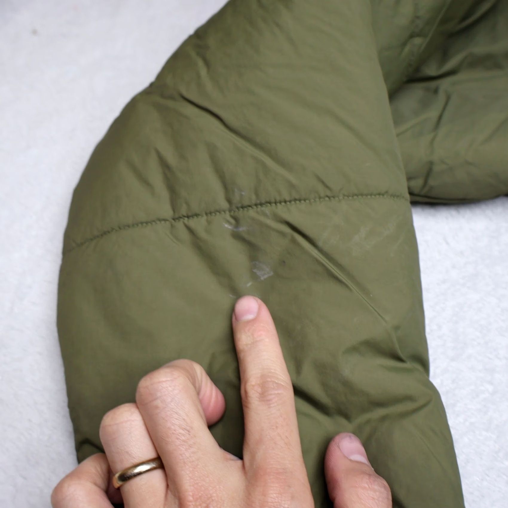Vintage REI Jacket Mens Large Green Insulated Full Zip Puffer Outdoor Wind Rain Quilted Nylon Stand-Up Collar Size US L / EU 52-54 / 3 - 4 Thumbnail