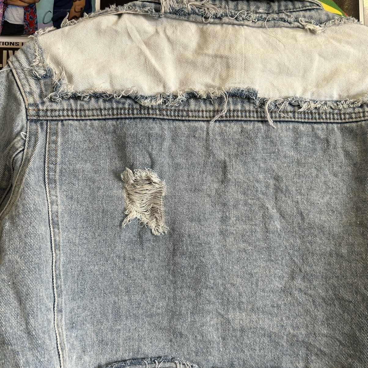 Vintage Vintage Narcissus Crop Top Distressed Denim Jacket Size L / US 10 / IT 46 - 10 Thumbnail