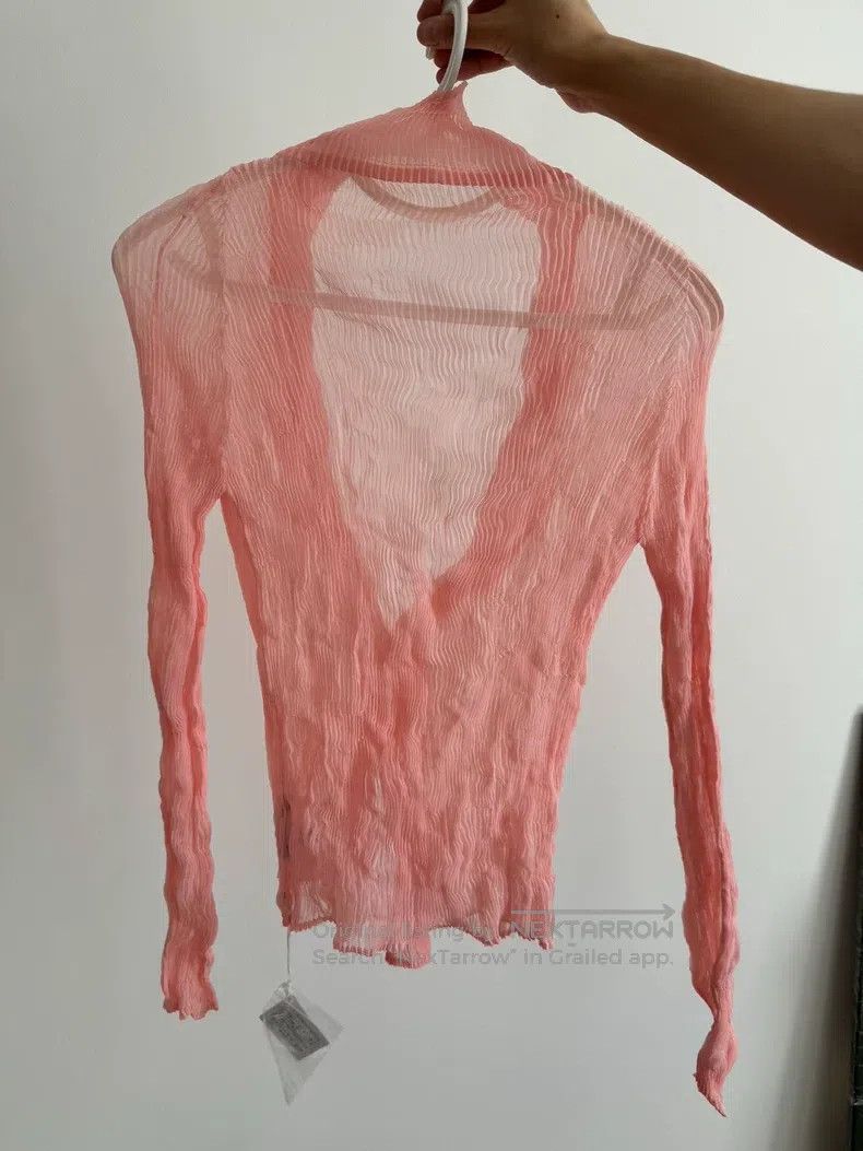 Issey Miyake Issey Miyake Pink Willow Cardigan Size M / US 6-8 / IT 42-44 - 2 Thumbnail