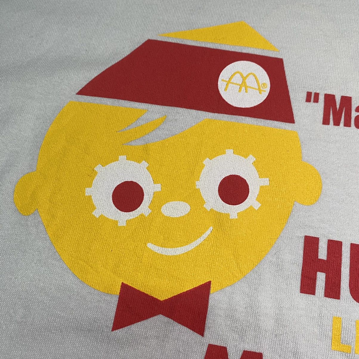 Anvil × Vintage Vintage 90s Promo McDonald’s T Shirt Size US L / EU 52-54 / 3 - 8 Thumbnail