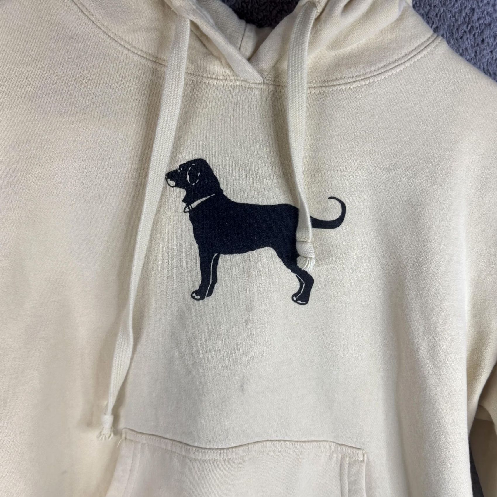 Logo 7 The Black Dog Hoodie Mens Medium Yellow Pullover Fleece Sweatshirt Graphic Logo Size US M / EU 48-50 / 2 - 6 Thumbnail