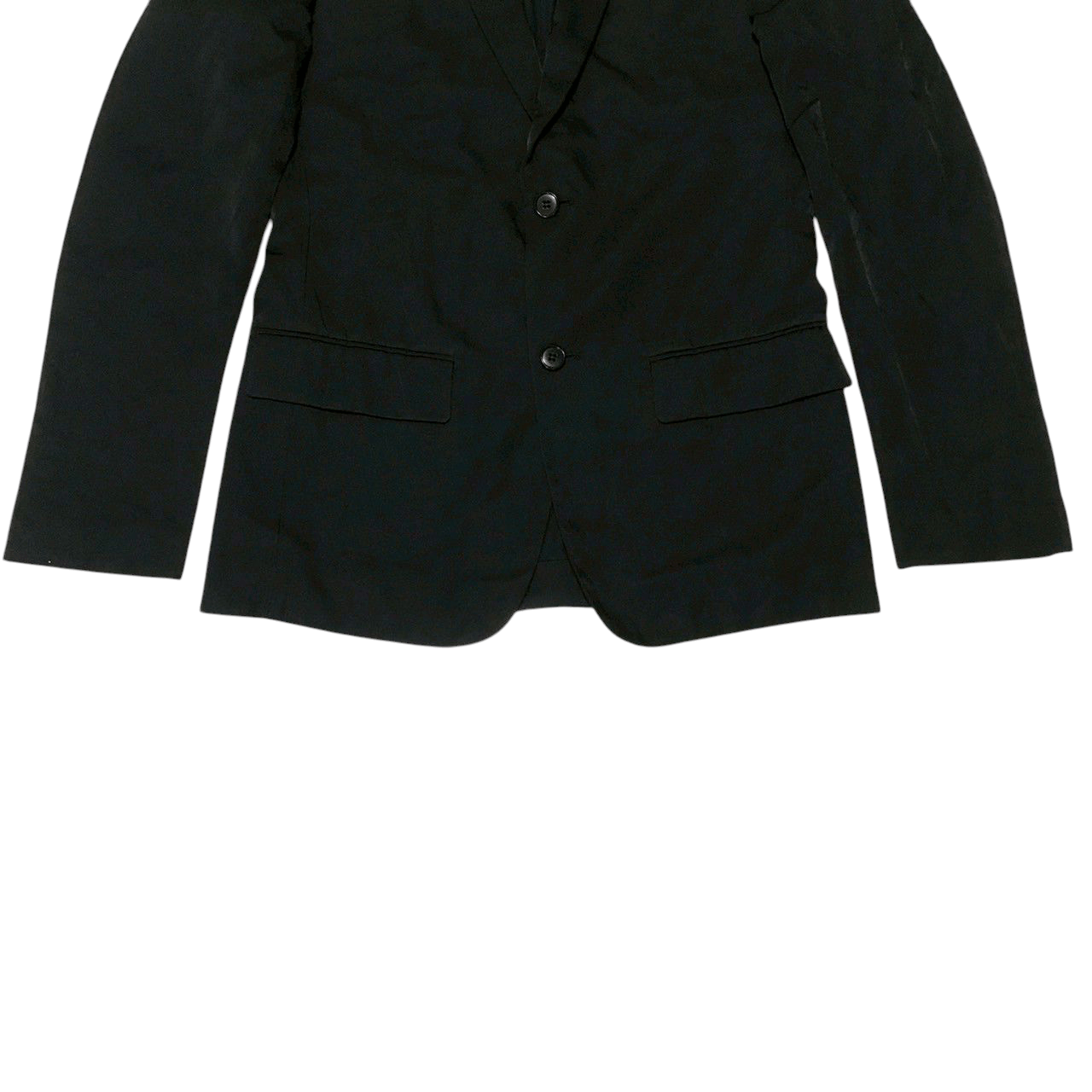 Helmut Lang Vintage 00s Helmut Lang Classic Black Tailored Blazer Size 36S - 3 Thumbnail