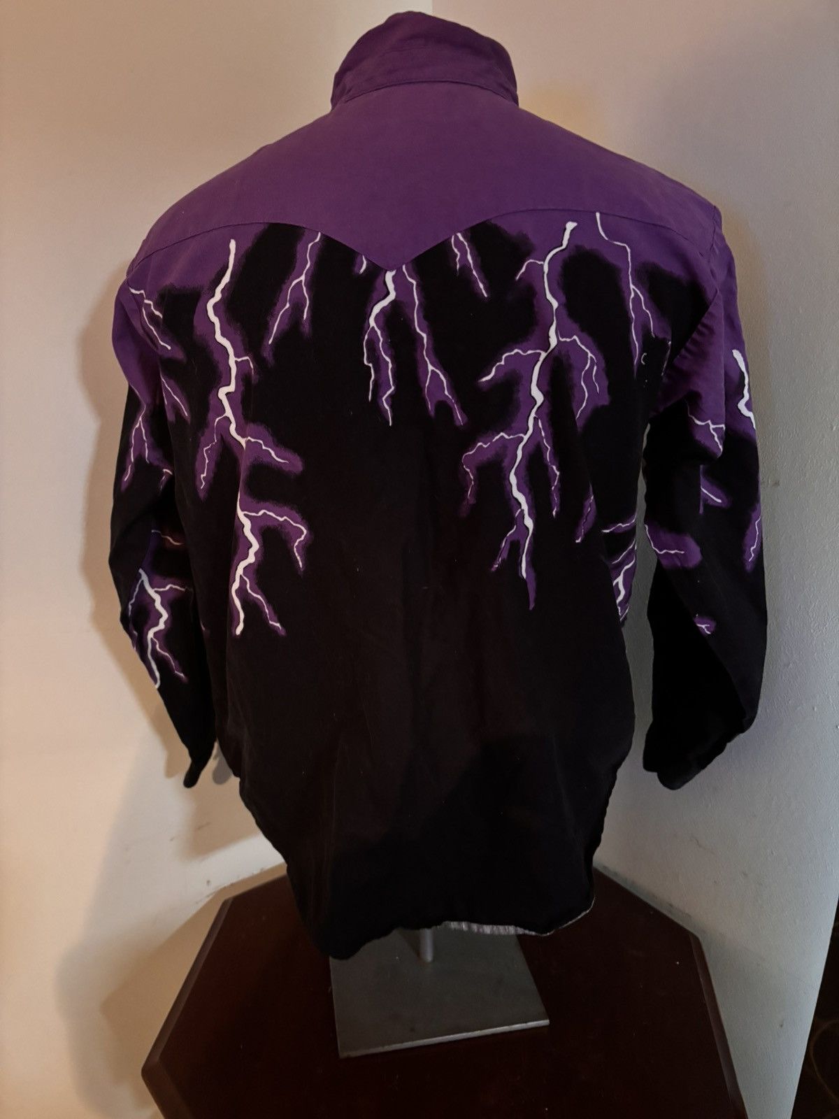 Panhandle Slim × Vintage Vintage 90s brooks and Dunn purple lightning long sleeve Size US M / EU 48-50 / 2 - 2 Thumbnail
