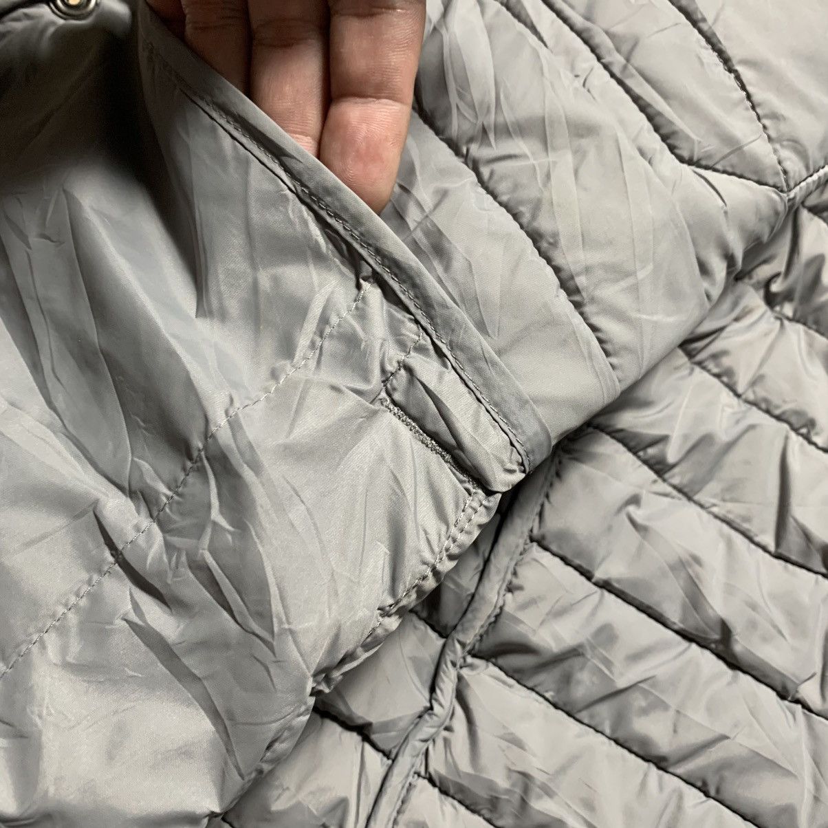 Armani Armani Exchange Nylon Puffer Jacket Grey Size US L / EU 52-54 / 3 - 14 Thumbnail