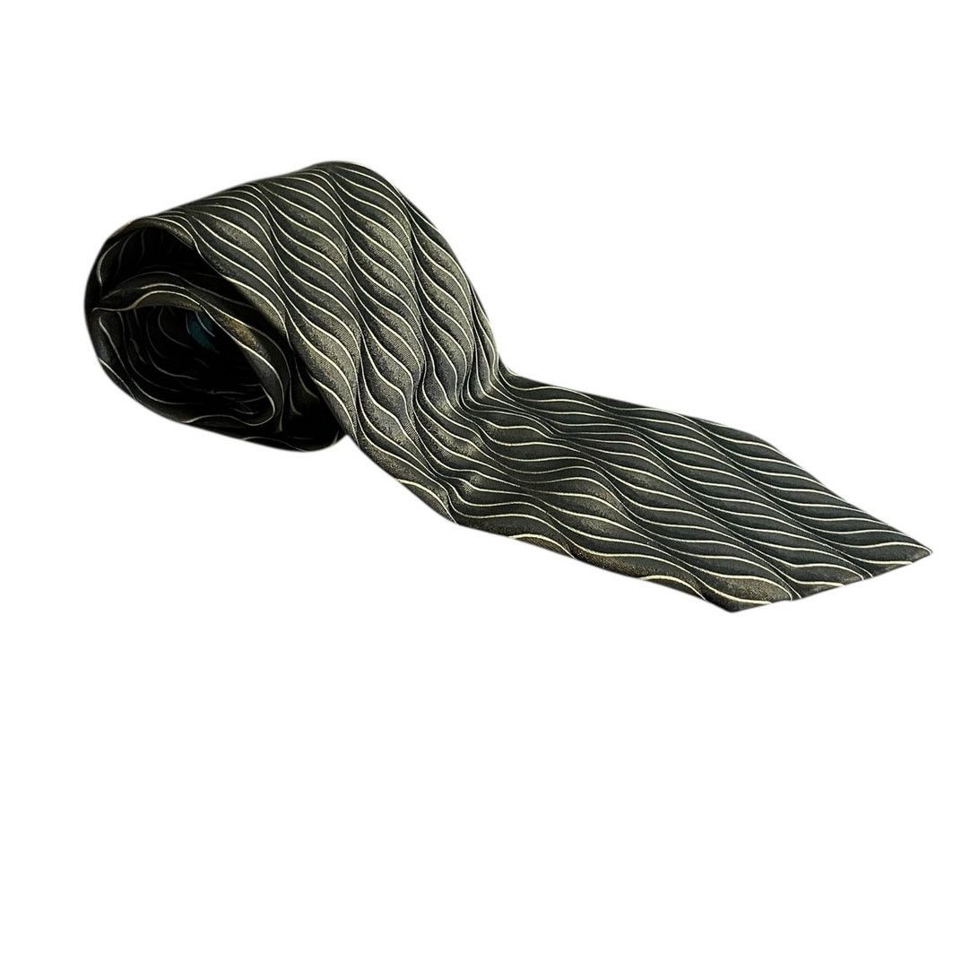 Designer × Vintage Pavone Silk Tie - Made in Italy - Classic Design Size ONE SIZE - 1 Thumbnail