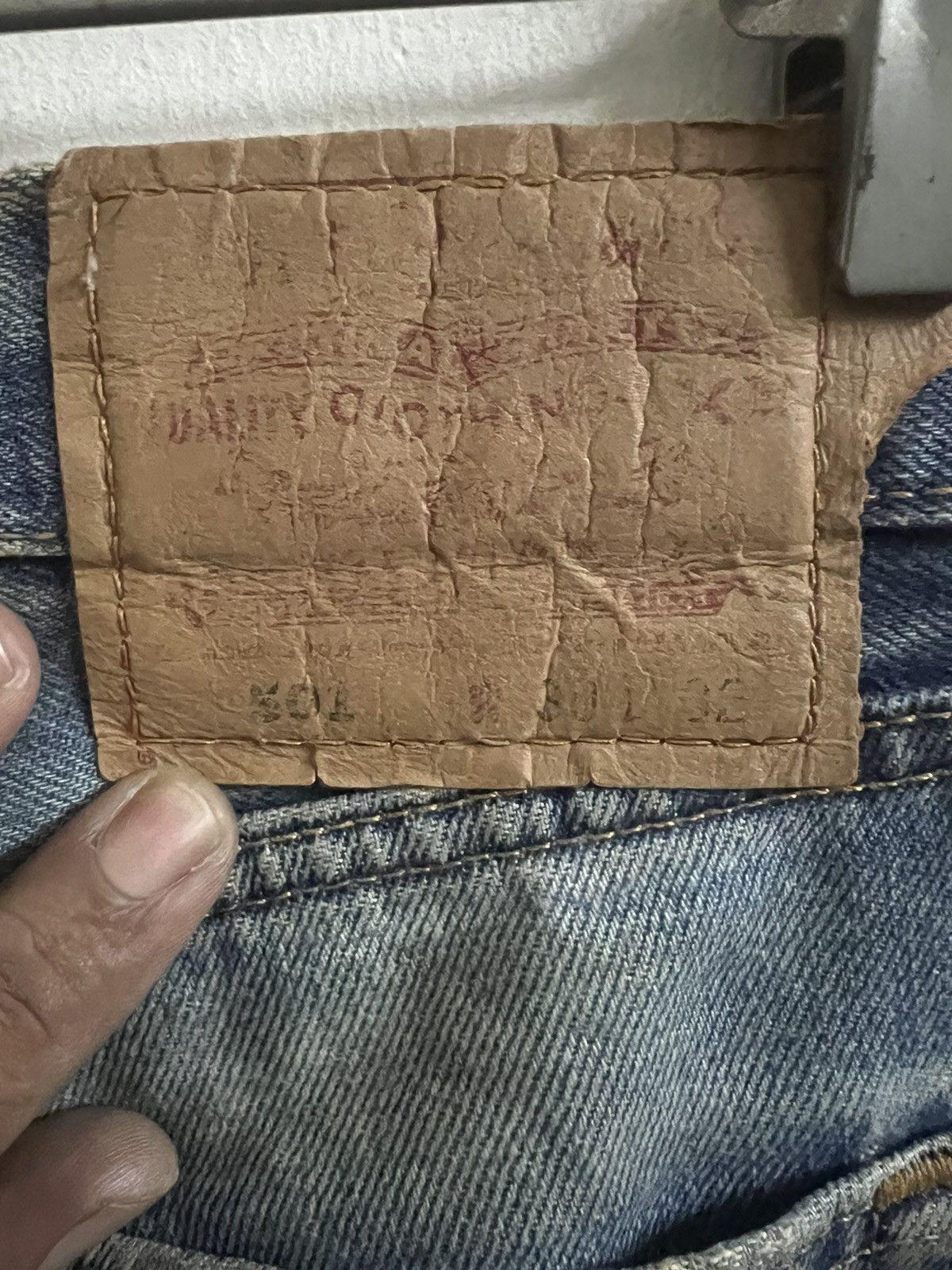 Japanese Brand × Levi's Vintage Clothing KURT COBAIN‼️THRASHED VINTAGE 501 DISTRESSED DENIM PANT Size US 32 / EU 48 - 10 Thumbnail