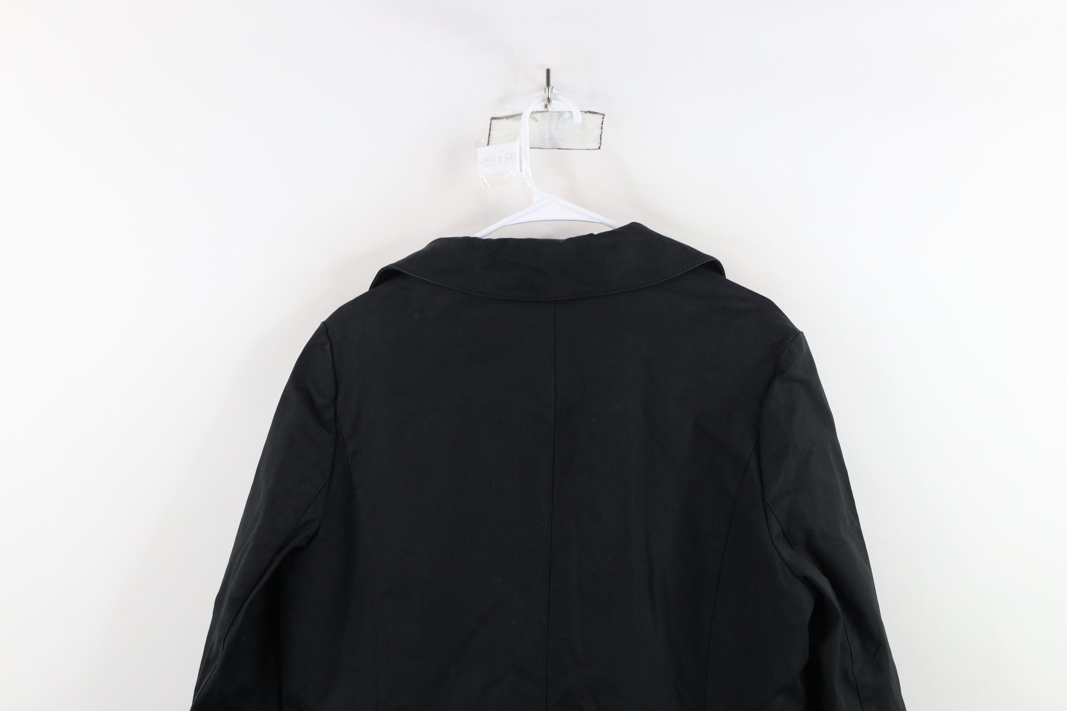 Brooks Brothers × Vintage Brooks Brothers Lined Full Button Trench Coat Jacket Black Size XL / US 12-14 / IT 48-50 - 15 Thumbnail