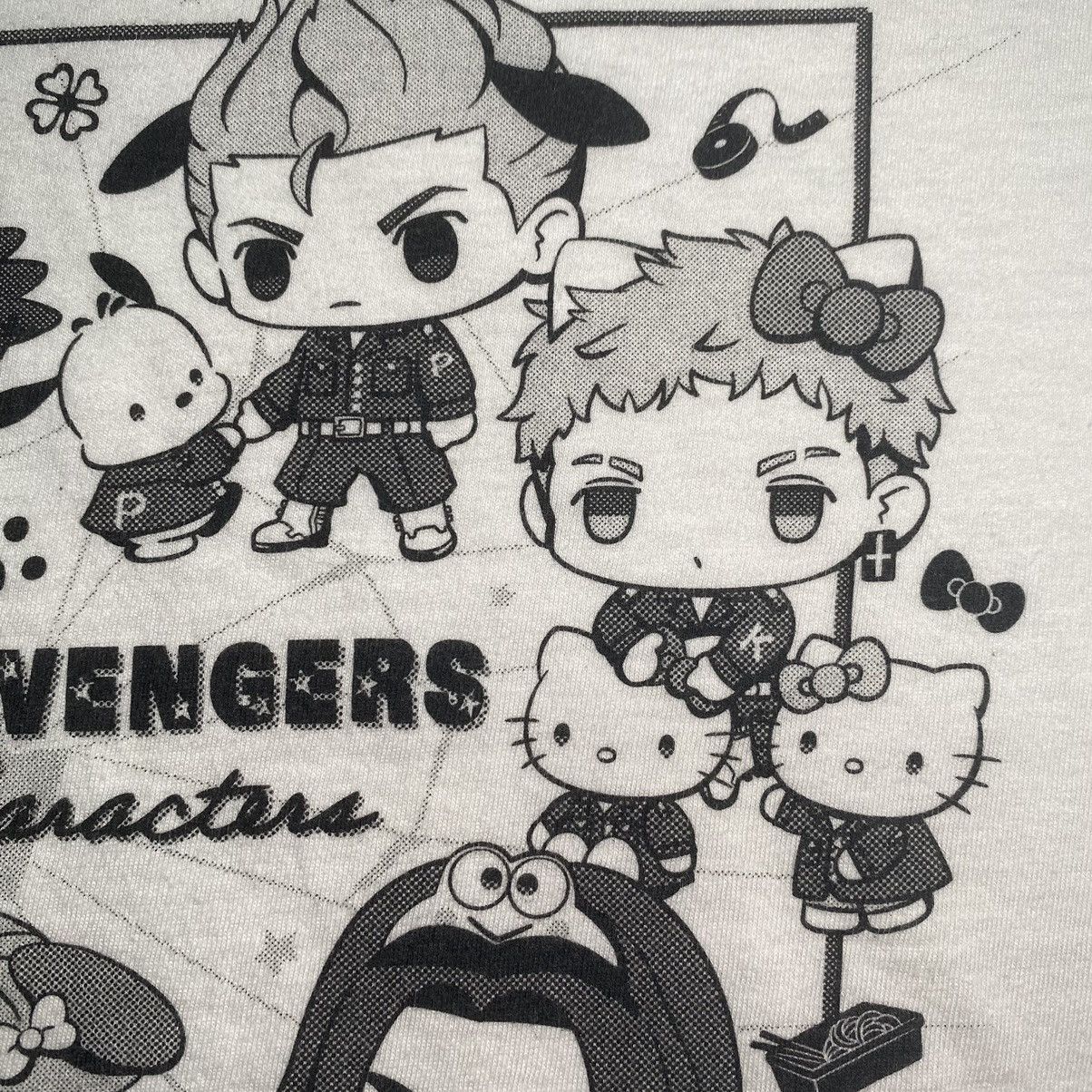 Anime Sanrio Hello Kitty x Tokyo Revengers Anime T Shirt Size US L / EU 52-54 / 3 - 9 Thumbnail