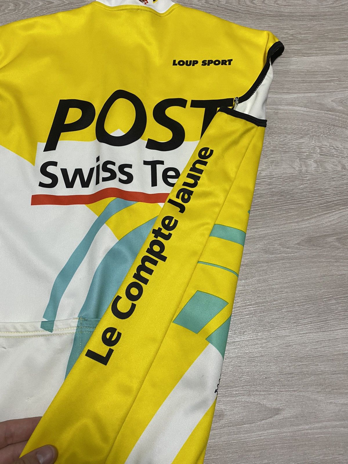 Vintage CIEGI SWISS POST Loup Sport Jersey Cycling Shirt Mens Size US M / EU 48-50 / 2 - 10 Thumbnail