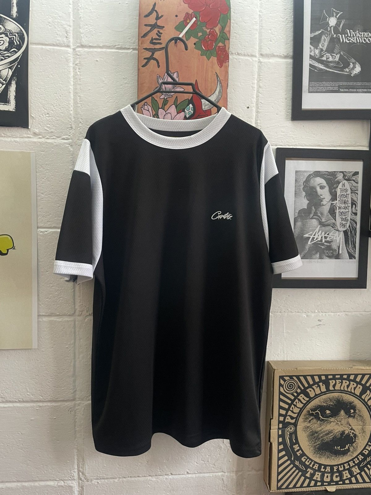 トップス Corteiz L/S HMP Mesh Panel Jersey Black CORTEIZ HMP MESH PANEL JERSEY [BLACK] – Jersey Plug Online