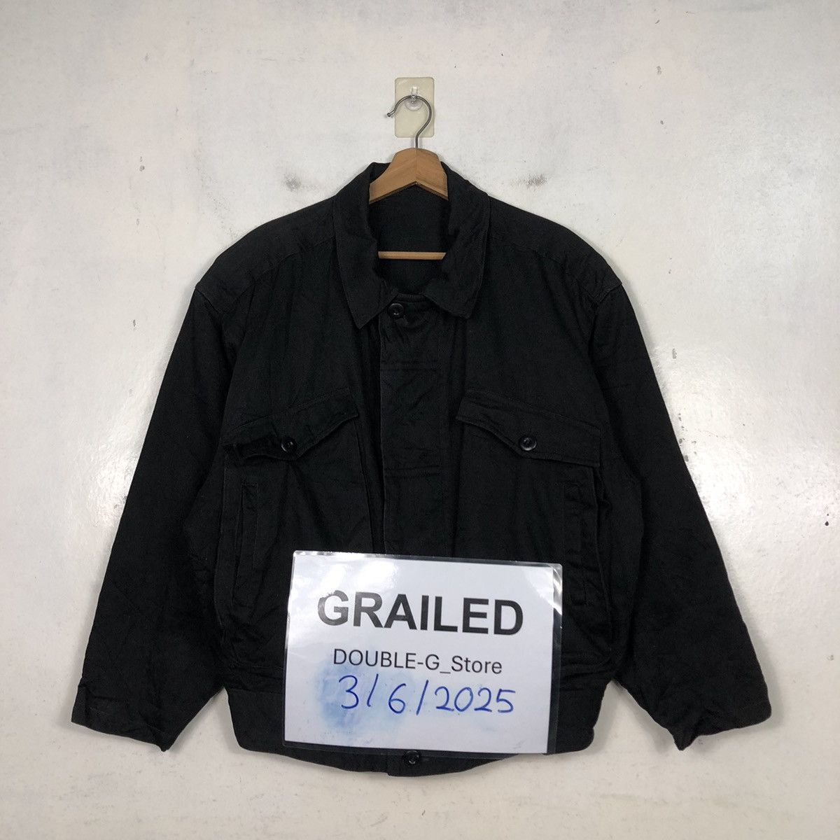Undercover Vintage Work Jacket Rich Black Uniqlo Undercover DuckCanvas Size US L / EU 52-54 / 3 - 22 Thumbnail