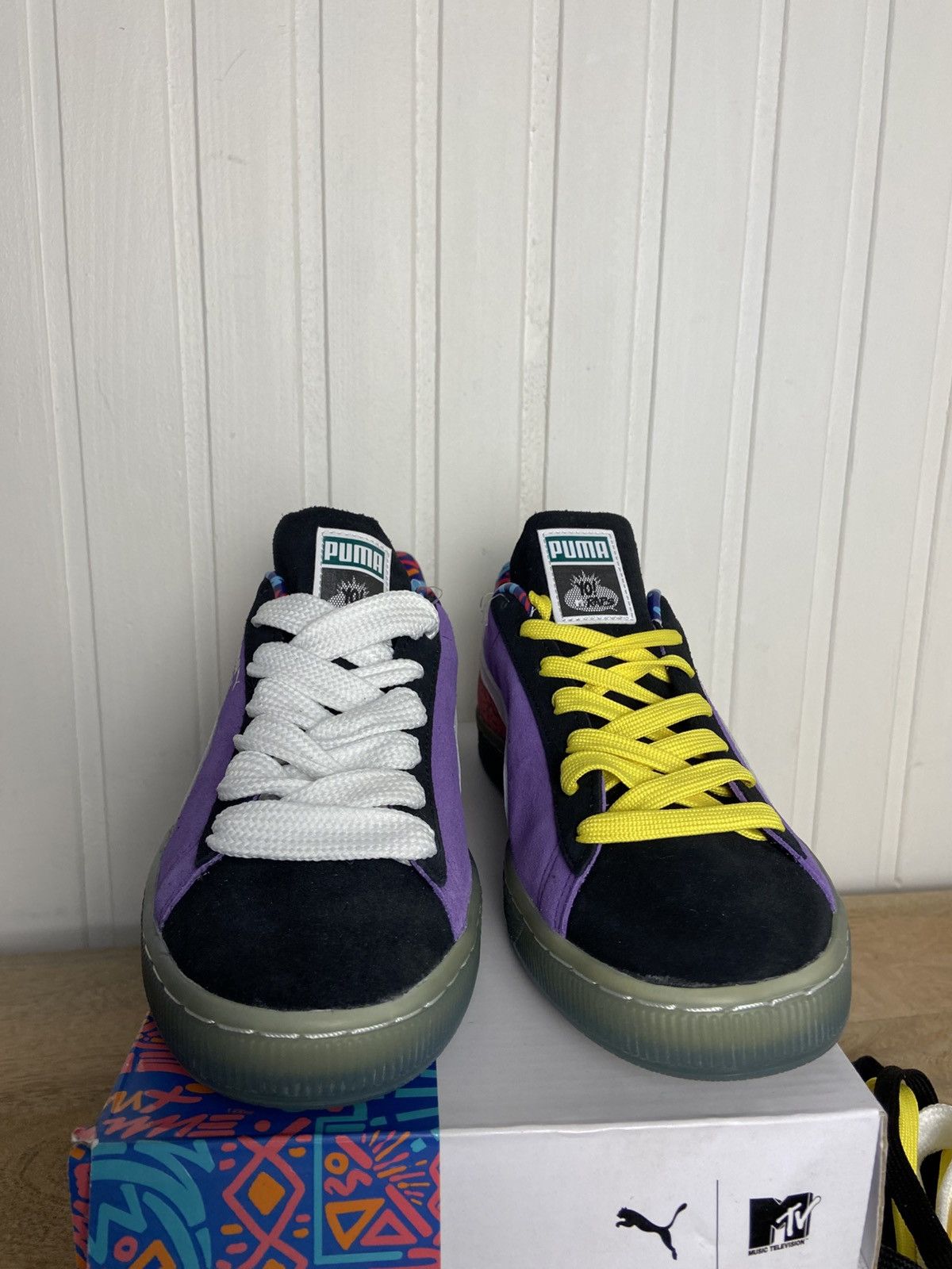 Puma New Puma Suede Classic XXI MTV Yo Ice Rare Size 9US Size US 9 / EU 42 - 3 Thumbnail