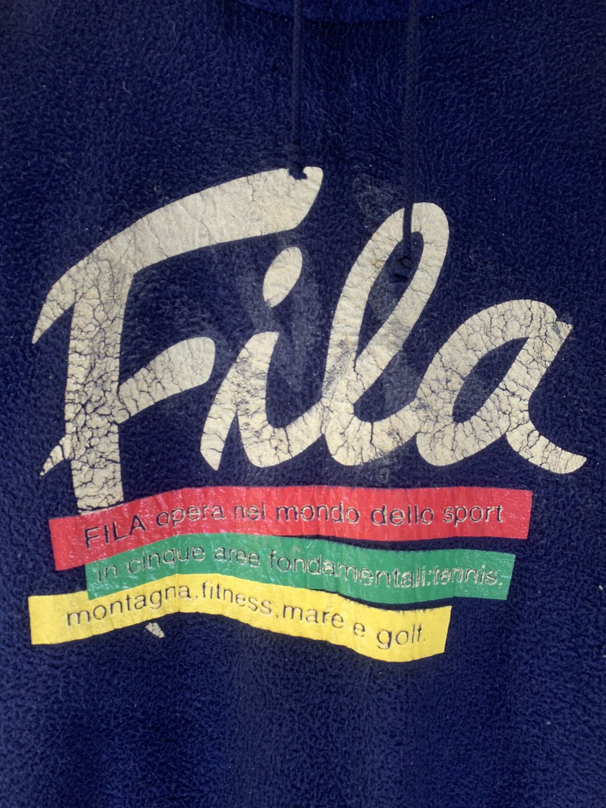 Bjorn Borg × Fila × Vintage Vintage Fila Fleece Sweater Size US L / EU 52-54 / 3 - 6 Thumbnail