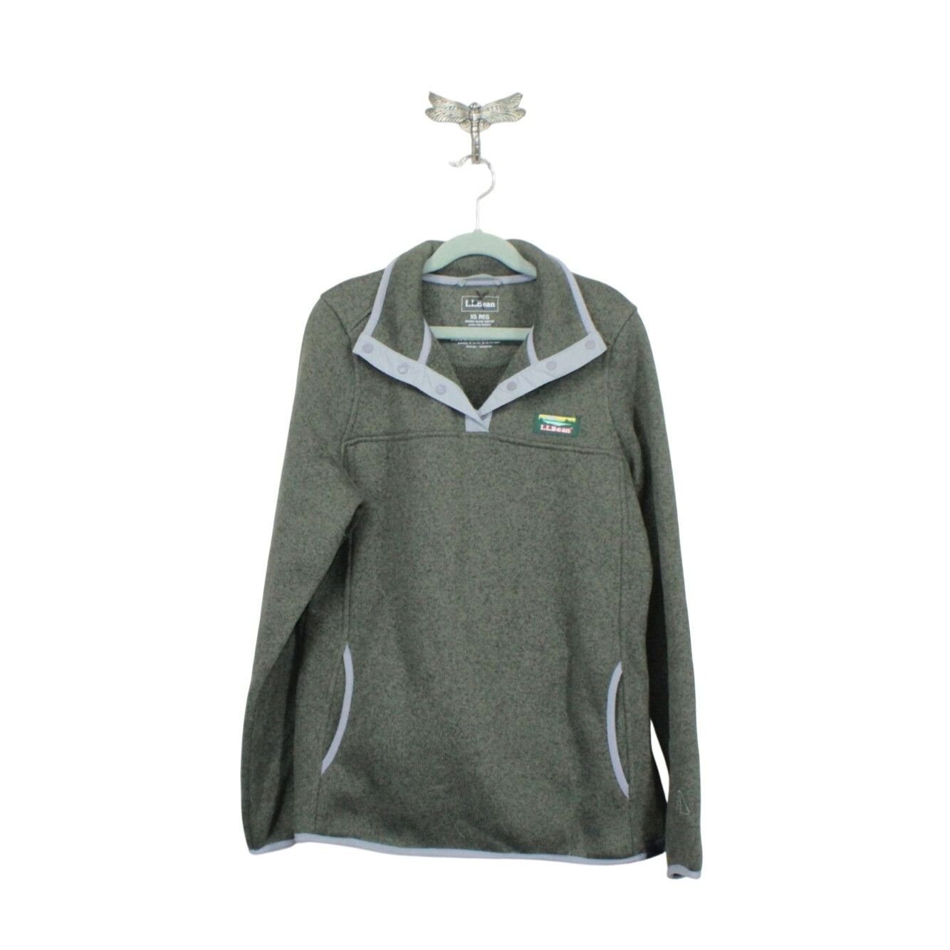 L.L. Bean LL Bean Women's Sweater Fleece Pullover Rugged Size XS / US 0-2 / IT 36-38 - 6 Thumbnail