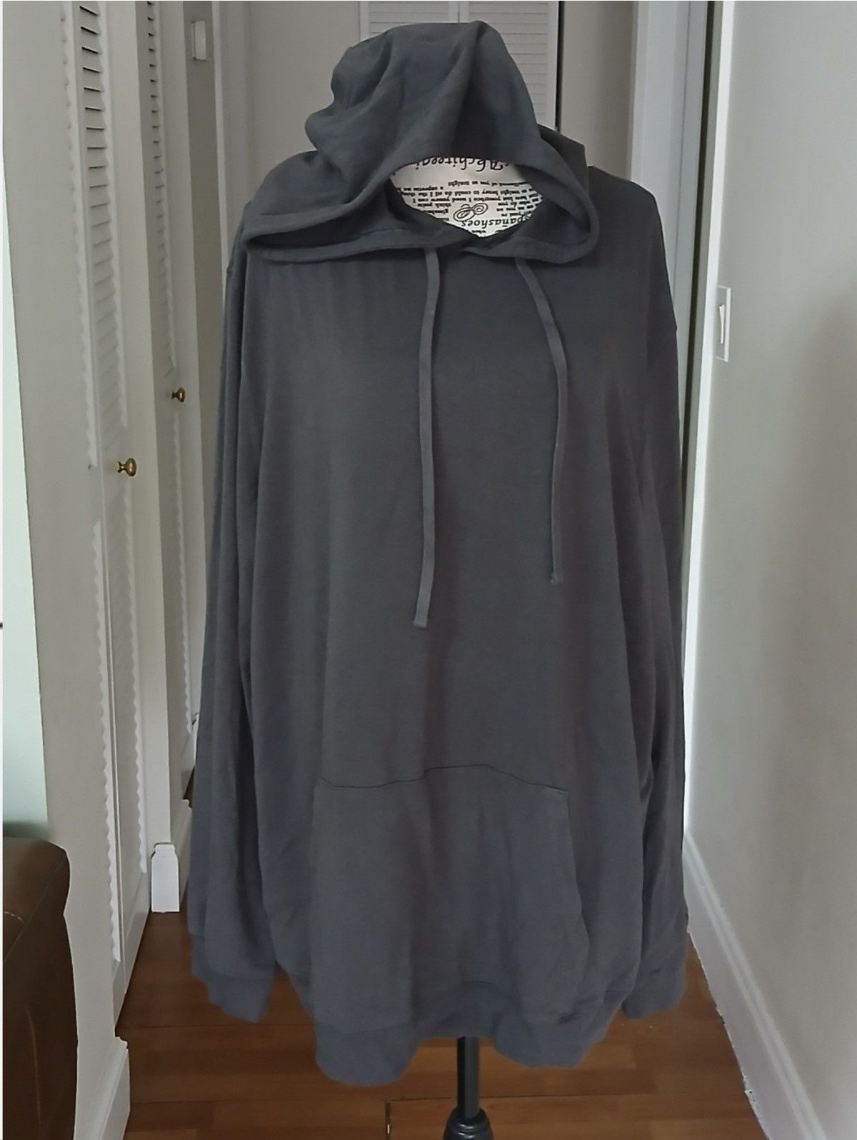 Other SKIMS Men's Dark Charcoal Hoodie - Pullover Drawstring Size US XL / EU 56 / 4 - 4 Thumbnail