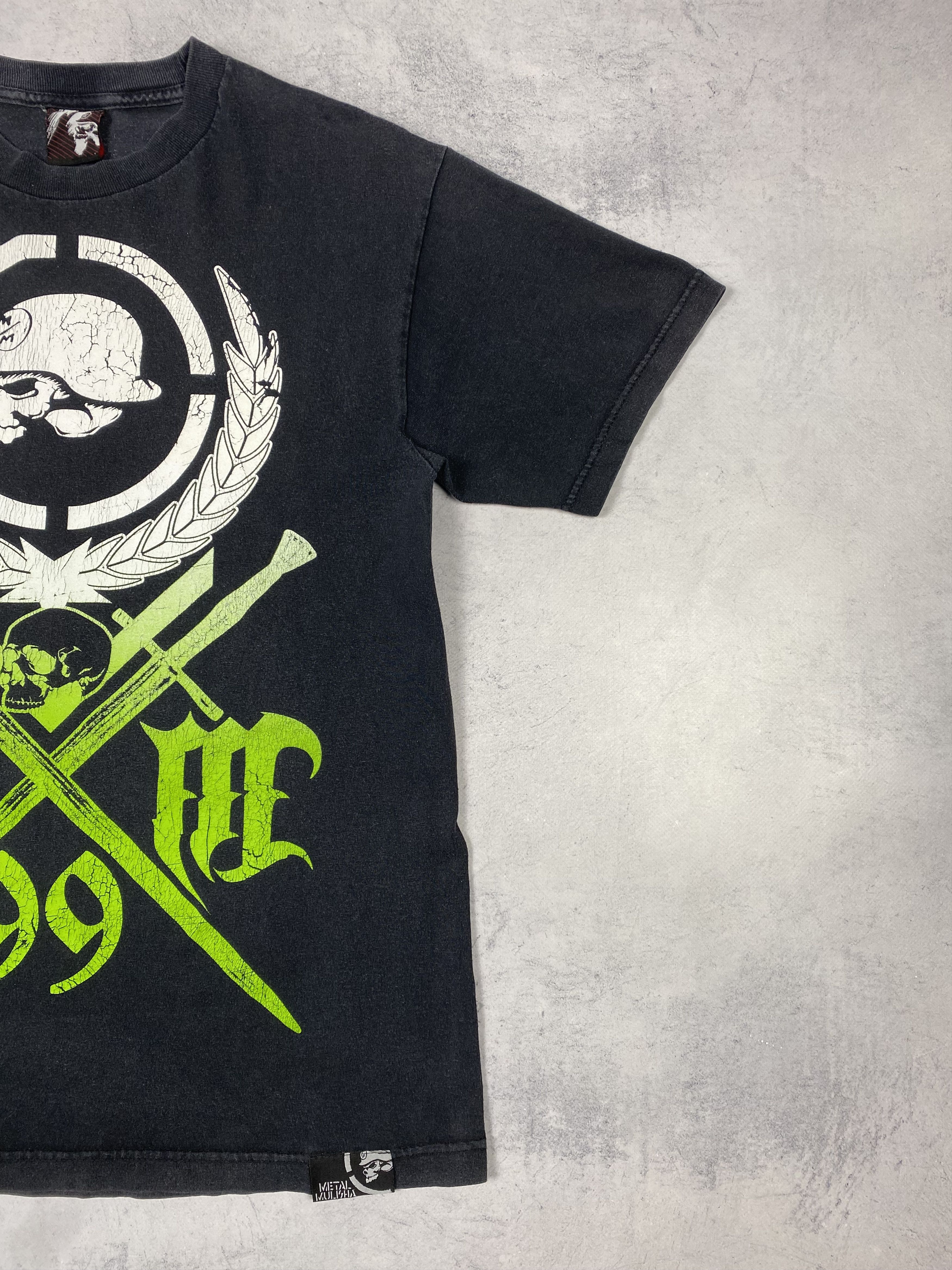 Band Tees Vintage Metal Mulisha Big Logo Skull Graphic y2k T Shirt Size US L / EU 52-54 / 3 - 4 Thumbnail