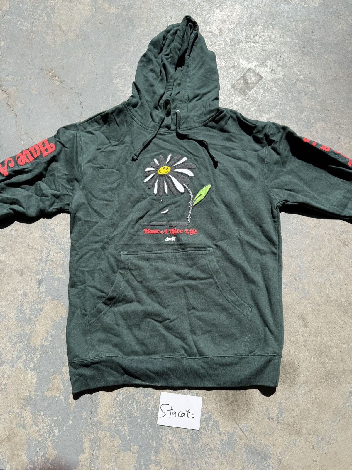 Gnarcotic Gnarcotic Lil Gnar Have a Nice Life Flower Hoodie Green Size US M / EU 48-50 / 2 - 1 Thumbnail
