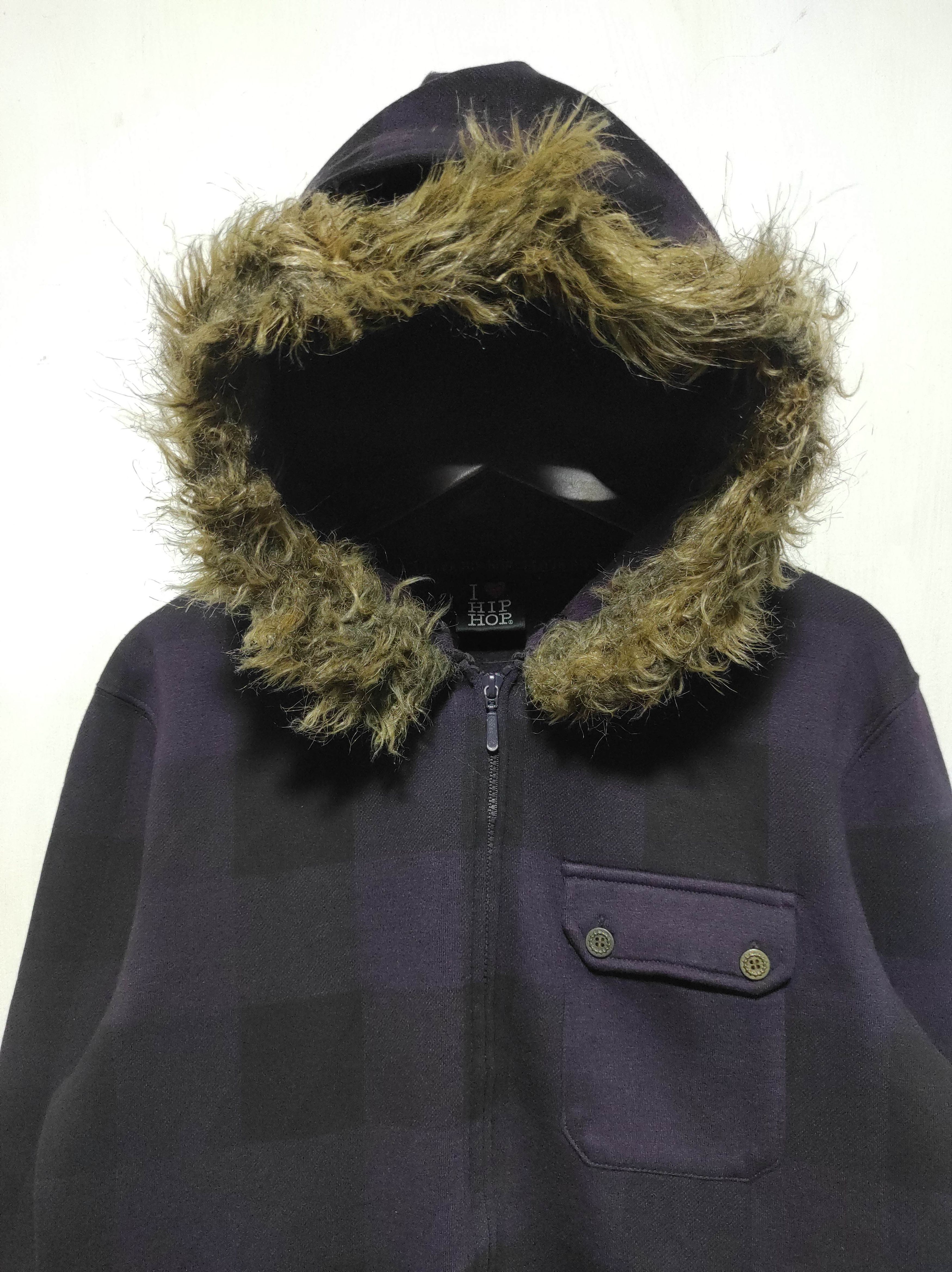 Hysteric Glamour I love Hip Hop Plaid Zip Fur Hoodie i6w9 LBG style Size US M / EU 48-50 / 2 - 3 Thumbnail