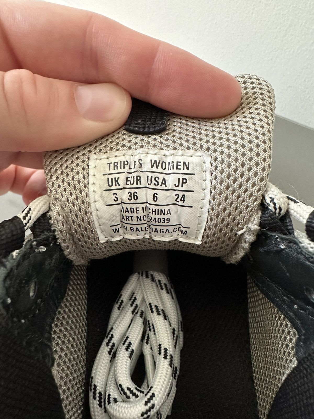Balenciaga Balenciaga Triple S Cloth Trainers Size US 6 / IT 36 - 11 Thumbnail
