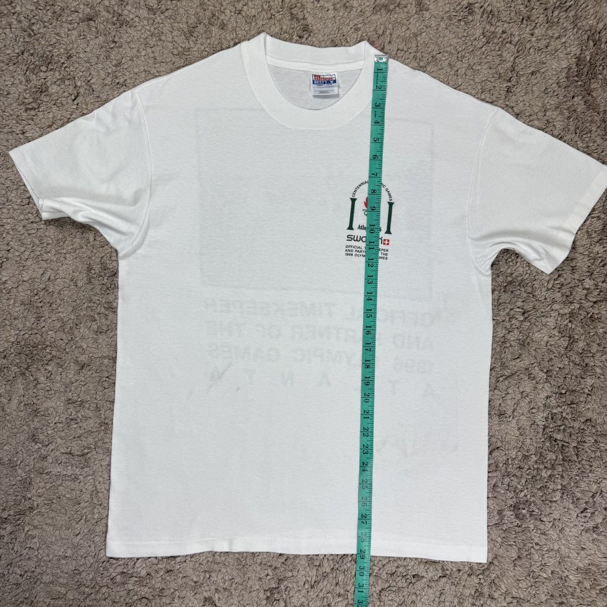 Swatch Vintage Swatch 1996 Atlanta Olympics T-shirt Size US L / EU 52-54 / 3 - 19 Thumbnail