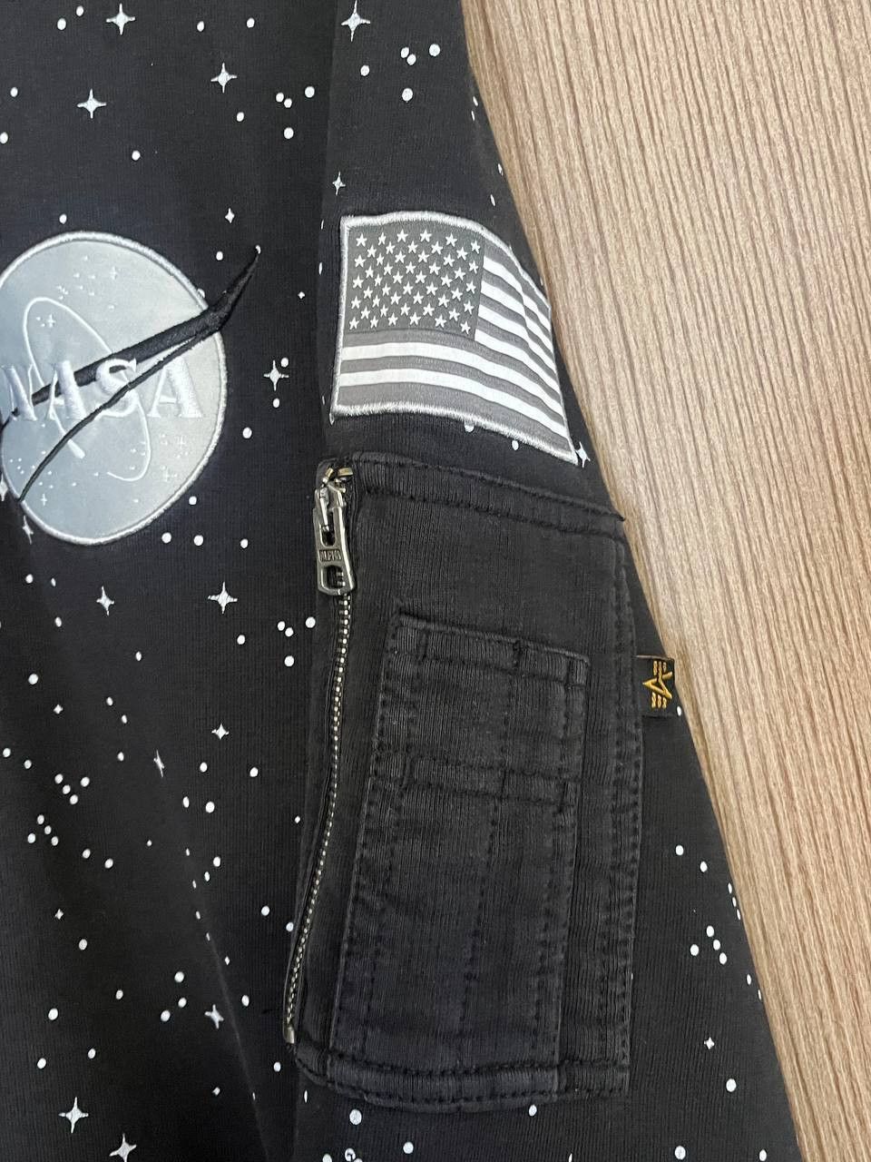 Alpha Industries alpha industries nasa hoodie mens medium Star Print Size US M / EU 48-50 / 2 - 5 Thumbnail