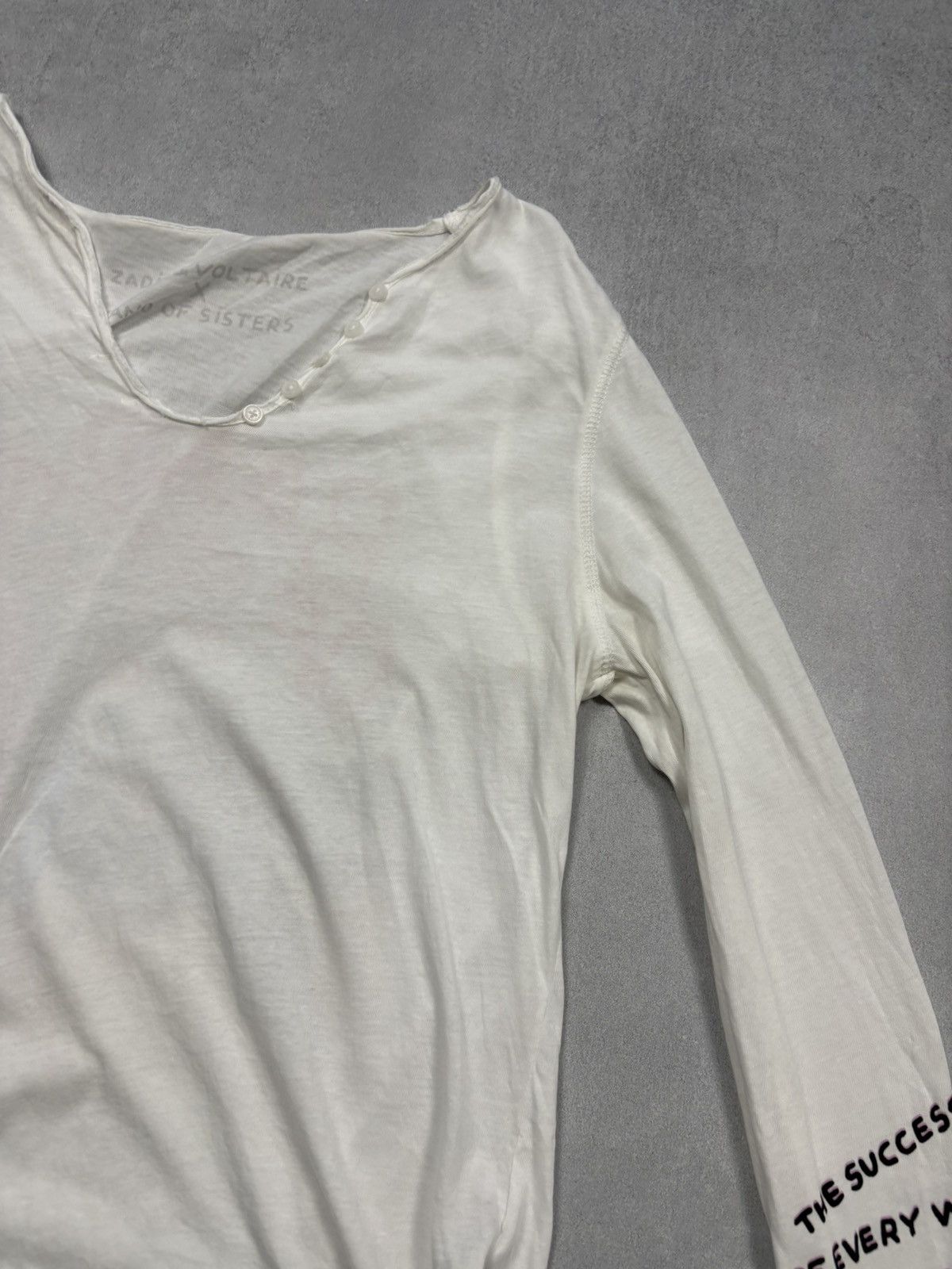 Zadig & Voltaire Zadig & Voltaire Band of Sisters Rhinestone Longsleeve XS Size XS / US 0-2 / IT 36-38 - 15 Thumbnail