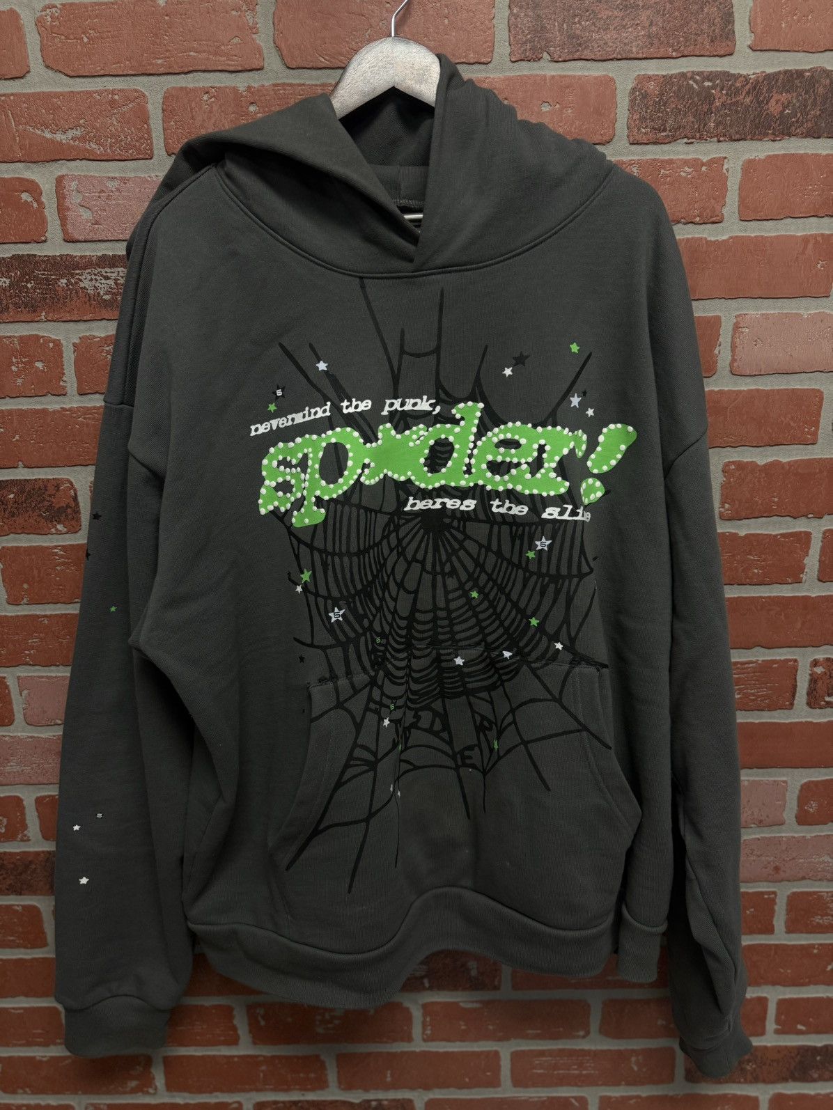 Spider Worldwide Green Hoodie | Grailed