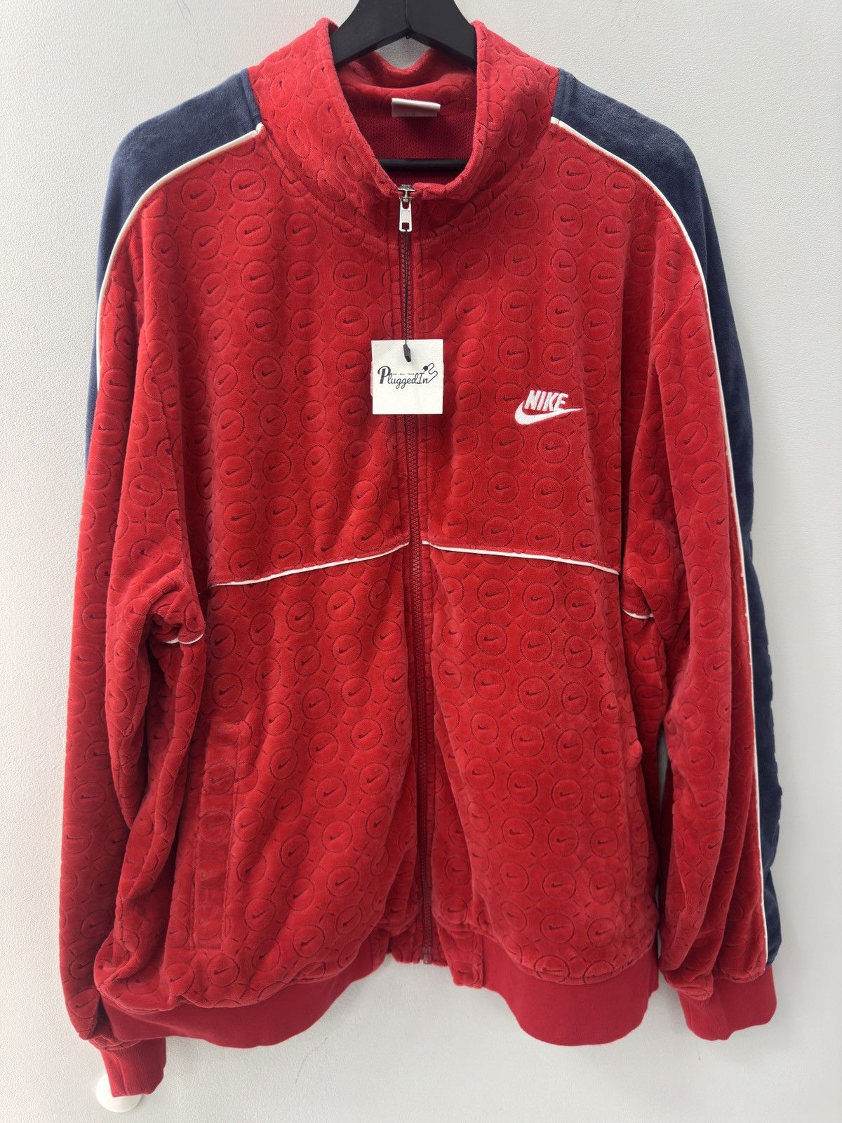 Nike × Supreme Supreme Nike Velour Track Jacket Size US XL / EU 56 / 4 - 1 Thumbnail