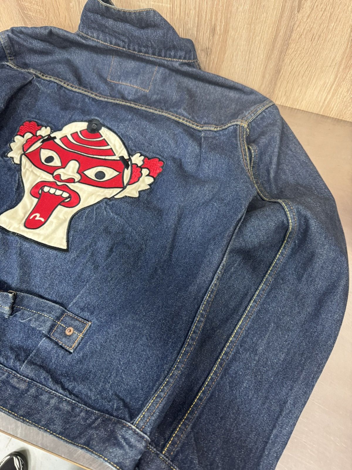 Evisu × Japanese Brand Vintage japanese 90s Evisu Jacket made in Italy Size US M / EU 48-50 / 2 - 14 Thumbnail