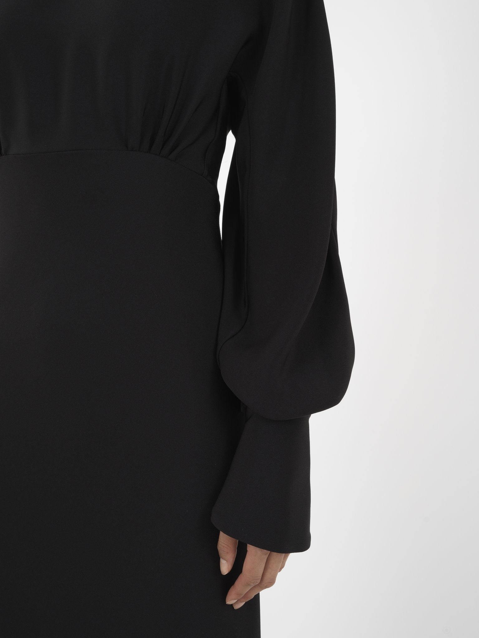 Chloe o1loc1c0325 CHC24 Dress in Black Size XL / US 12-14 / IT 48-50 - 5 Thumbnail