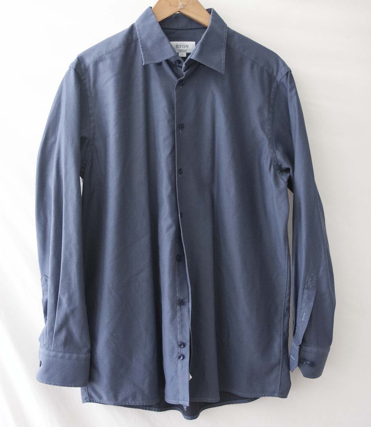 Eton Recent Eton Contemporary Twill Shirt Size XL /17/43 Size US XL / EU 56 / 4 - 2 Thumbnail