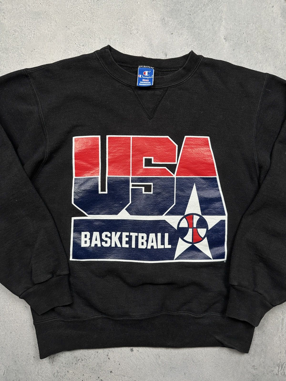 Champion Vintage 90’s USA Basketball Champion Reverse Weave Crewneck Size US L / EU 52-54 / 3 - 4 Thumbnail