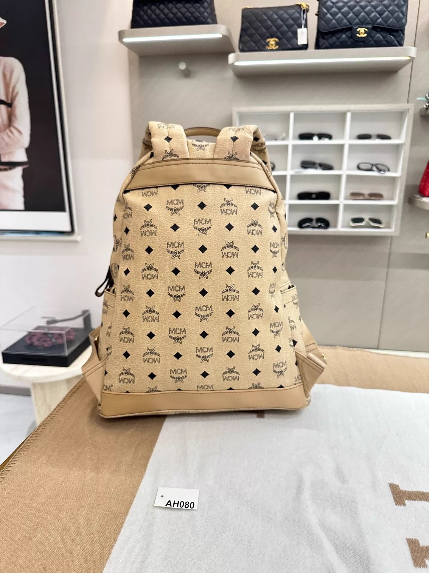 MCM MCM Classic Nail Medium Backpack 33x15x41 NM AH080 Size ONE SIZE - 7 Thumbnail