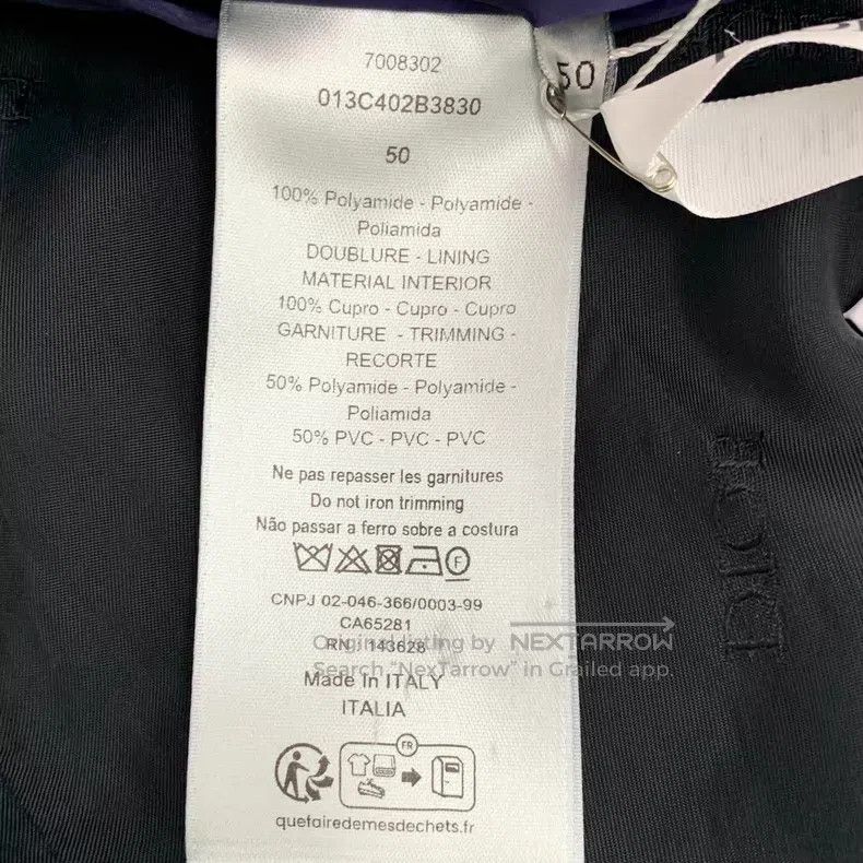 Dior Dior Dark blue logo hooded zipper long-sleeved jacket Size US M / EU 48-50 / 2 - 7 Thumbnail