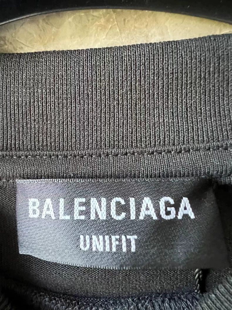 Balenciaga Classic Black Tlogo Short Sleeve