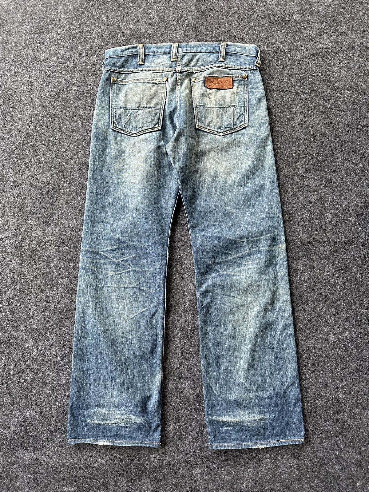 Denime Sale 🔥 Vintage Denime Japan Custom Made 90s Denim D240 Size US 32 / EU 48 - 3 Thumbnail