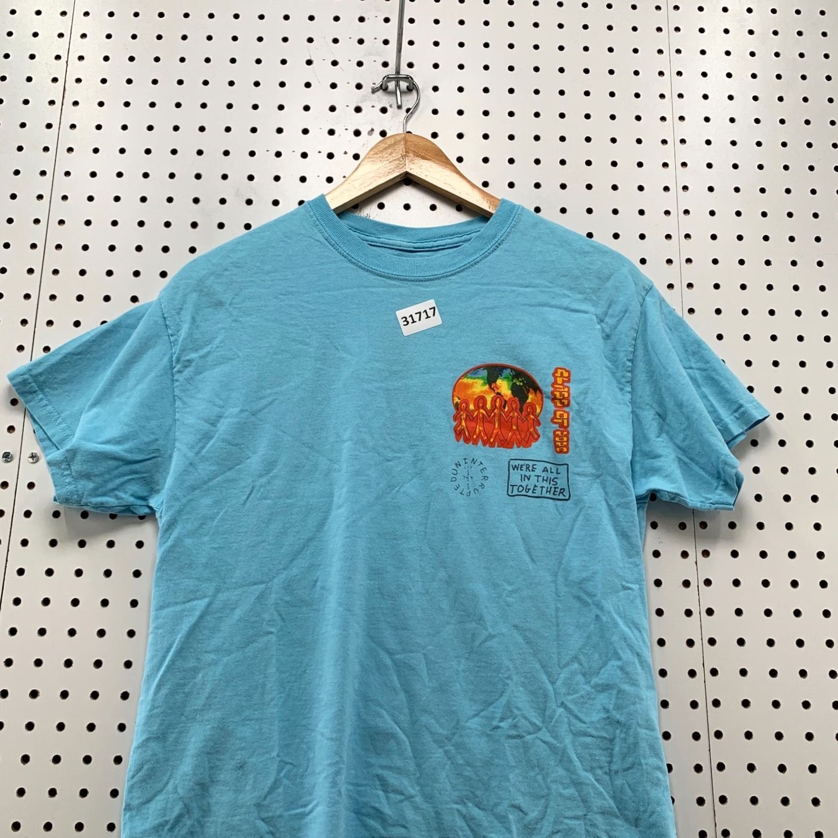 Travis Scott Travis Scott Cactus Jack x Lebron James Uninterrupted Class Of 2020 Men M 19x27 T-Shirt Blue Mens Size US M / EU 48-50 / 2 - 7 Thumbnail