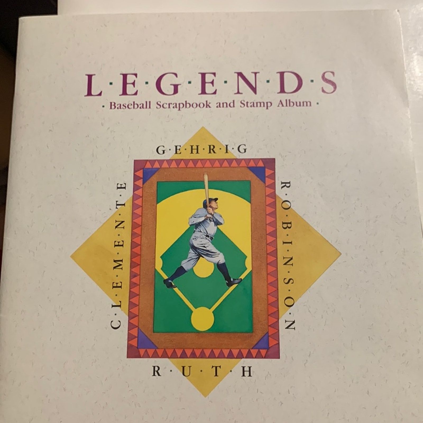 Vintage LEGENDS baseball scrapbook and stamp album Size ONE SIZE - 1 Thumbnail