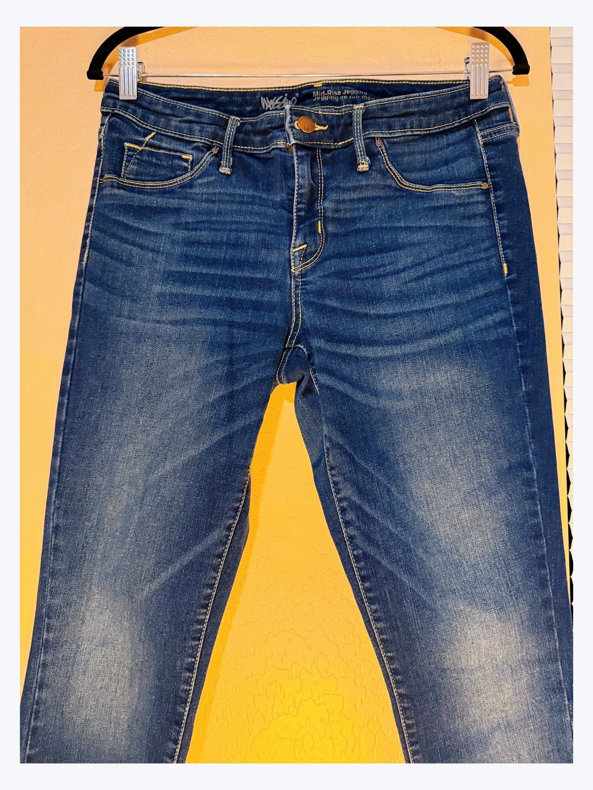 Mossimo Mossimo Mid-Rise Jeggings – Size M | Stretch Denim Comfort Size 30" / US 8 / IT 44 - 2 Thumbnail