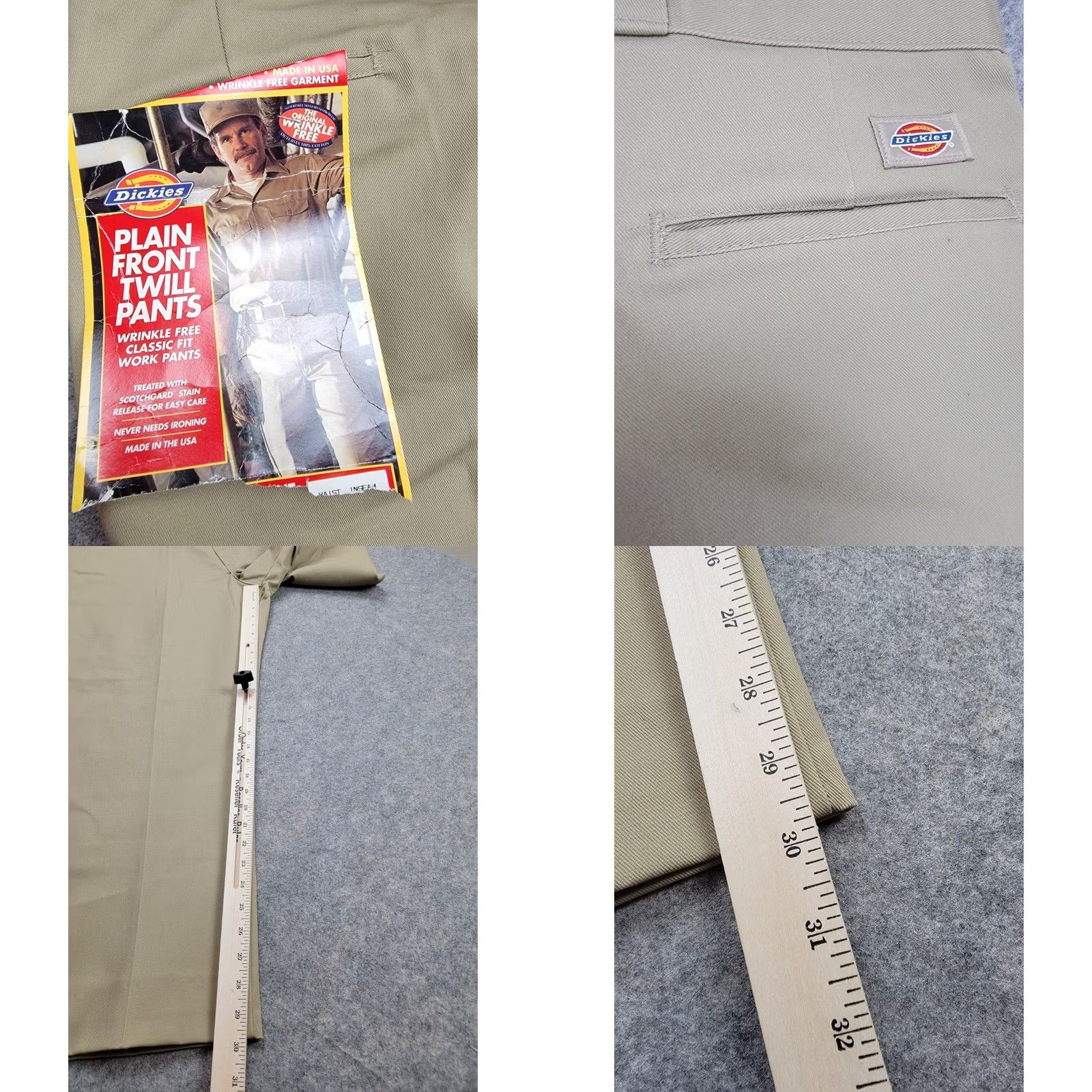 Dickies Dickies Pants Mens 44x32 Brown Plain Front Twill Pant Wrinkle Resistant NWT Size US 44 / EU 60 - 8 Thumbnail