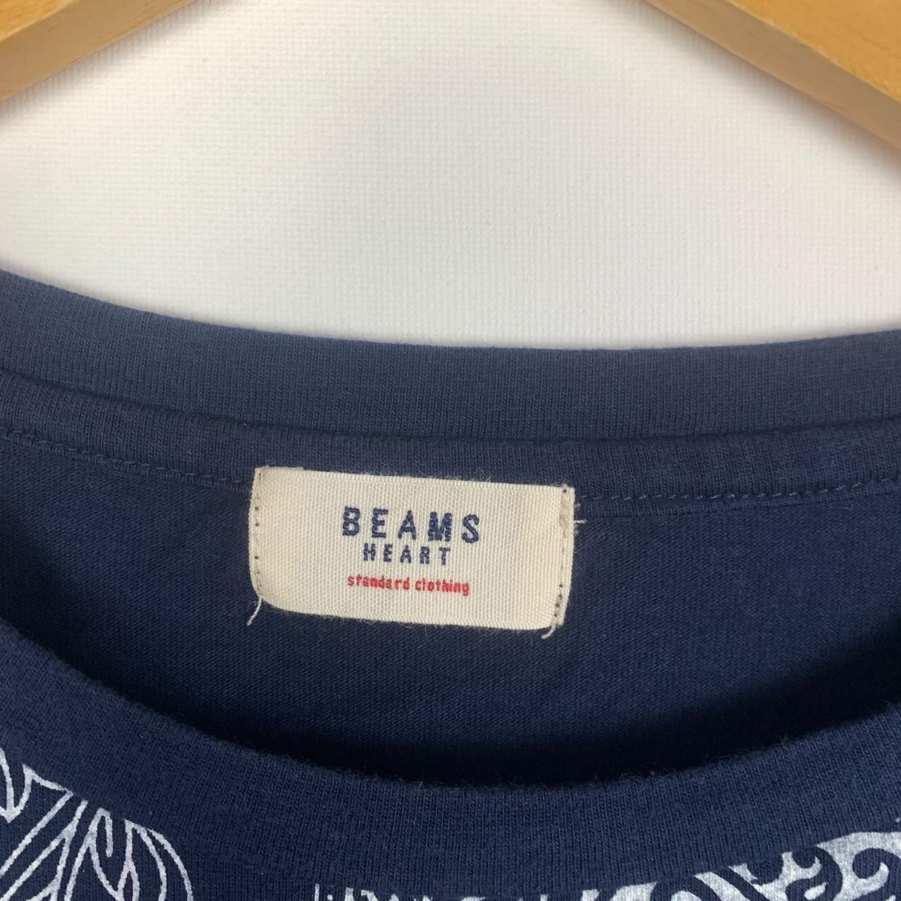 Beams Plus BEAMS PLUS HEART Collection Bandana Paisley Indigo Tee Size L / US 10 / IT 46 - 2 Thumbnail
