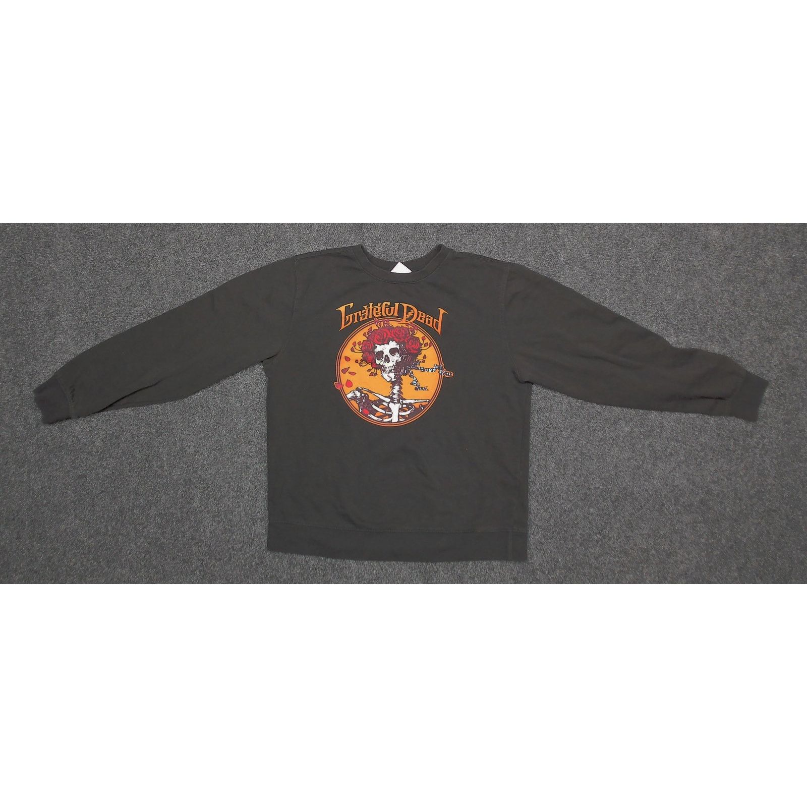 Grateful Dead Grateful Dead 2021 Bertha Boxy Cropped Sweatshirt Dark Gray Size L / US 10 / IT 46 - 4 Thumbnail