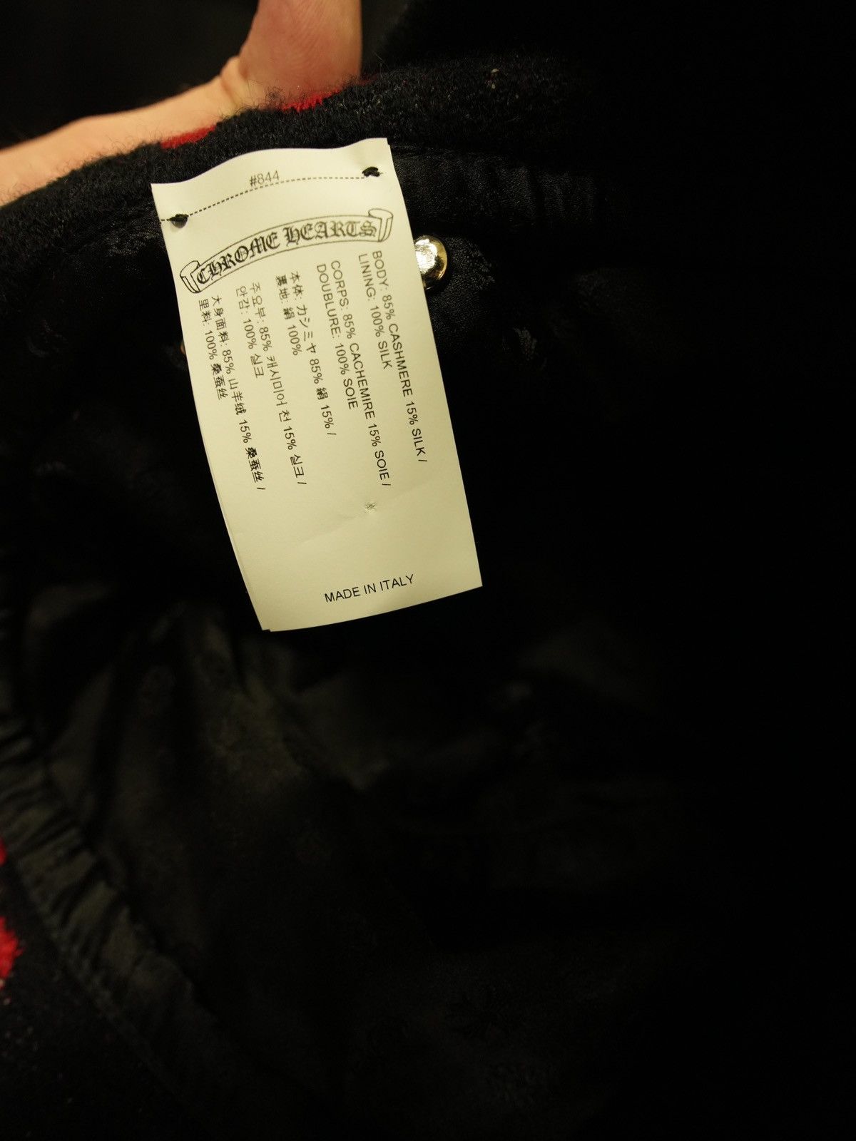 Chrome Hearts × Matty Boy Chrome Hearts Matty Boy Chomper Cashmere Bucket Hat Size ONE SIZE - 11 Thumbnail