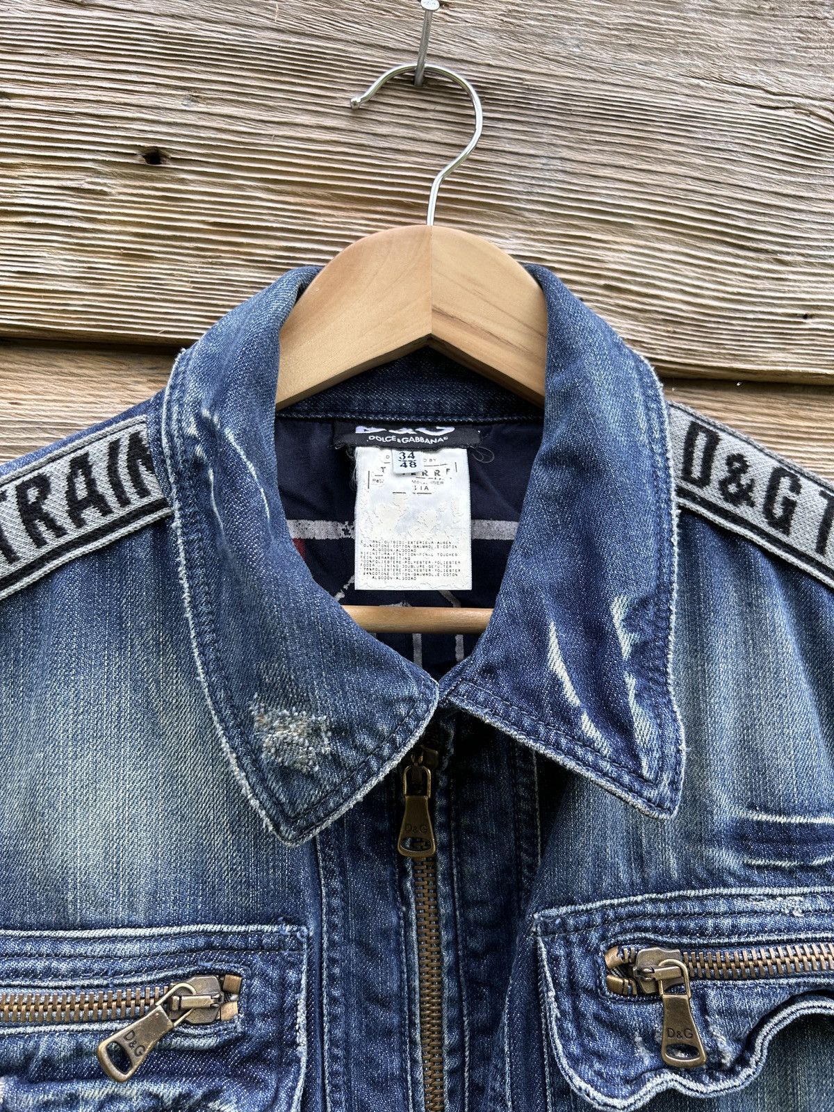 Vintage Dolce & Gabbana D&G Training Archive Denim Jacket