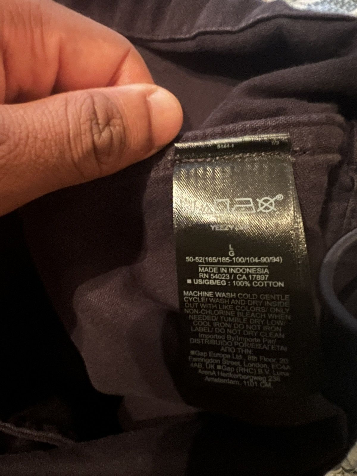 Balenciaga × Gap × Yeezy Yeezy gap anorak black Size US L / EU 52-54 / 3 - 3 Thumbnail