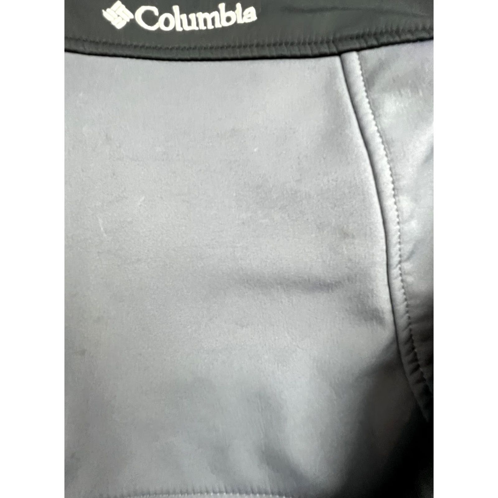 Vintage Columbia Jacket Mens XL Gray Softshell Full Zip Stand Collar Outdoor Hiking Regular Fit Windbreaker Jacket Size US XL / EU 56 / 4 - 5 Thumbnail