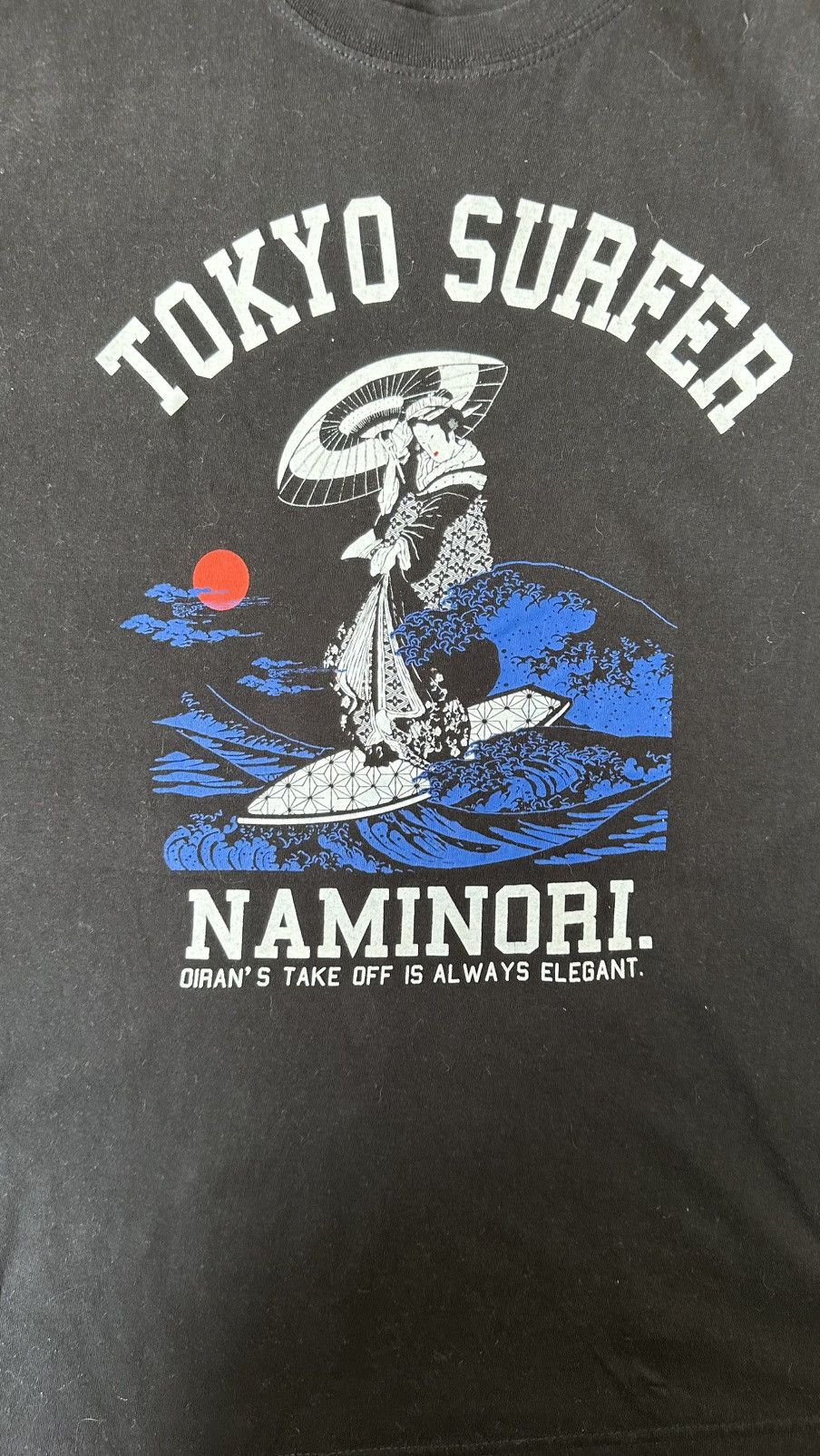 Vintage LOCK HEAVEN TOKYO SURFER NAMINORI TEE Size US M / EU 48-50 / 2 - 2 Thumbnail