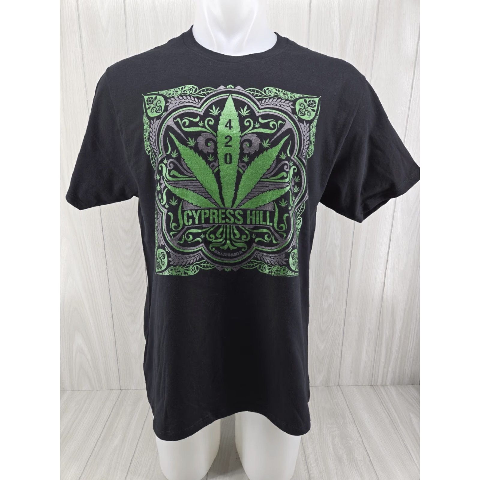 Vintage VINTAGE Cypress Hill 420 California Men T Shirt Size Large Size US L / EU 52-54 / 3 - 2 Thumbnail